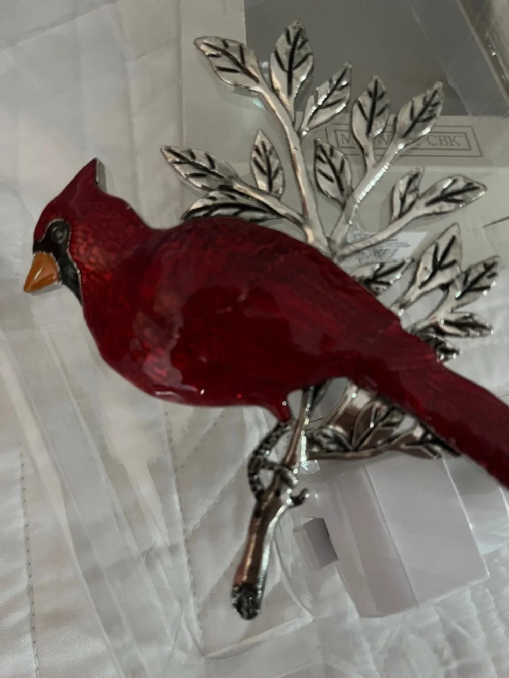 Lights in the Night Red Cardinal Nightlight by